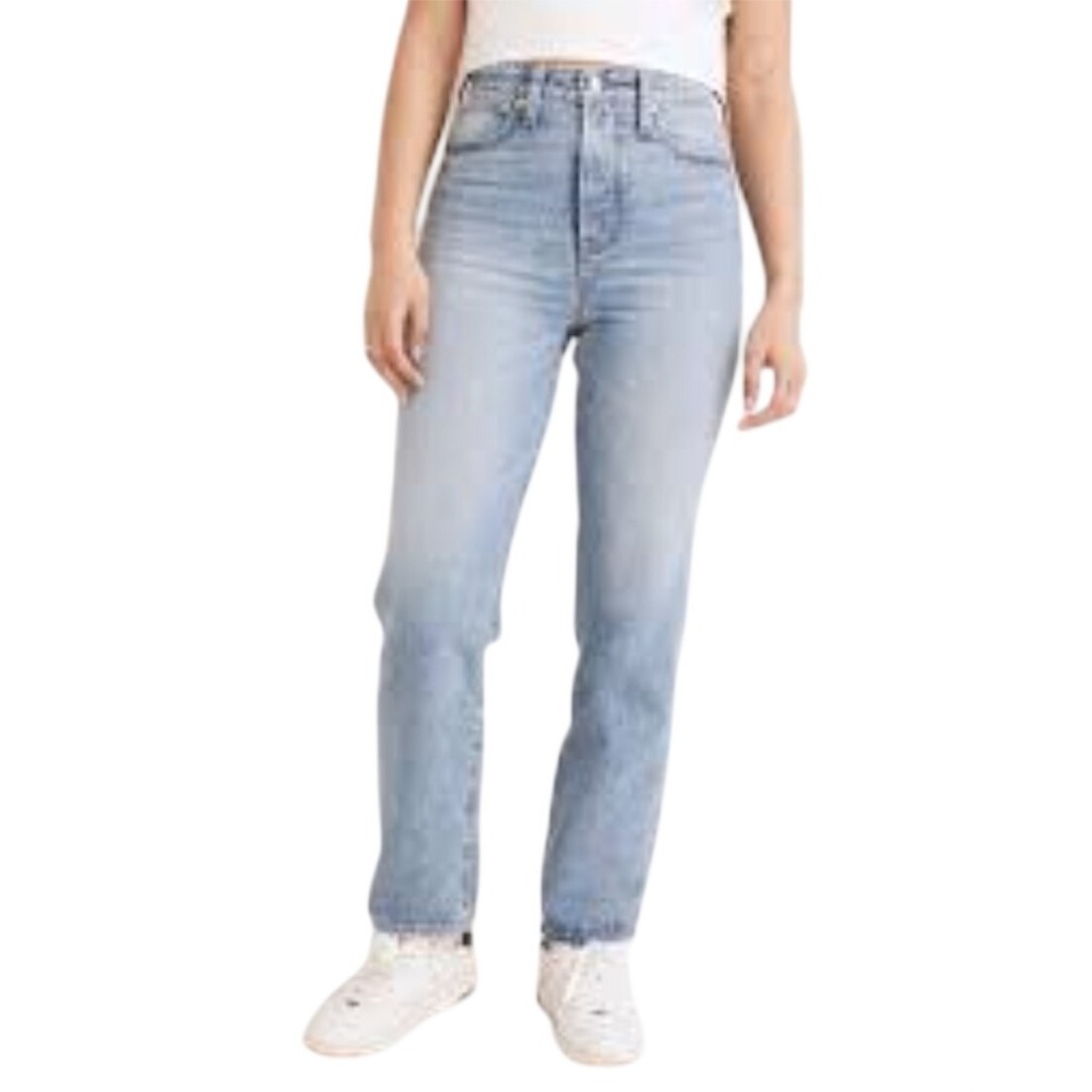 Madewell The Curvy Perfect Vintage Jean Light Wash Straight Leg Denim 24
